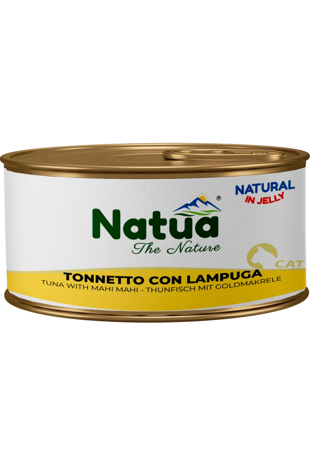 Natua Natural Jelly - Tonnetto con Lampuga - Cibo umido per gatto adulto - 85 gr
