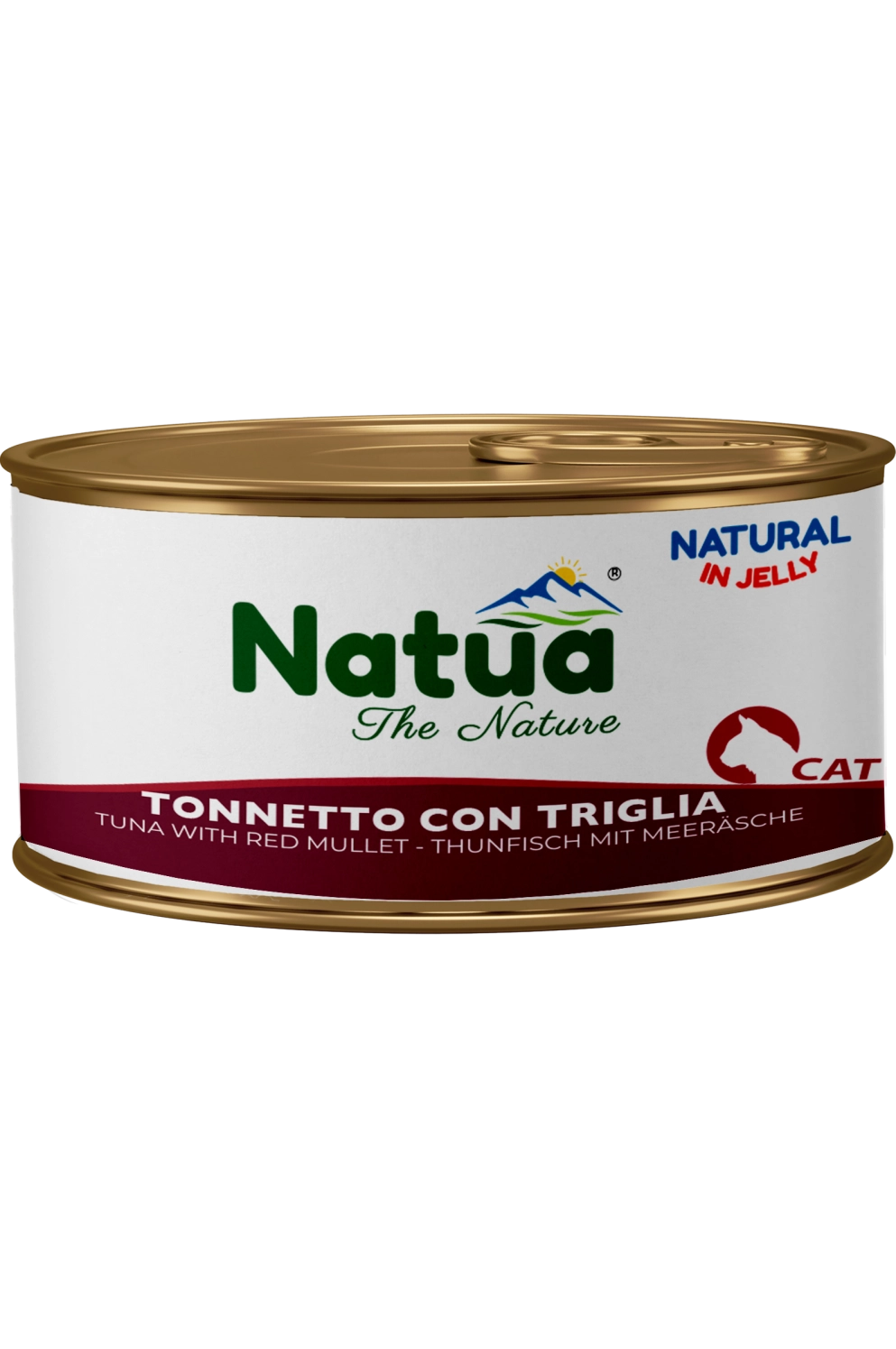 Natua Natural Jelly - Tonnetto con Triglia - Cibo umido per gatto adulto