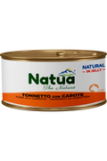 Natua Natural Jelly - Tonnetto con Carote - Cibo umido per gatto adulto - 85 gr
