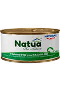 Natua Natural Jelly - Tonnetto con Fagiolini - Cibo umido per gatto adulto - 85 gr