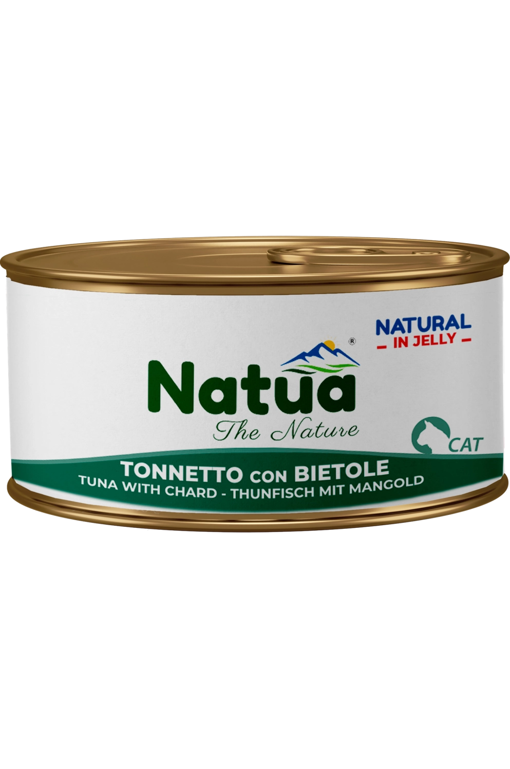 Natua Natural Jelly - Tonnetto con Bietole - Cibo umido per gatto adulto - 85 gr