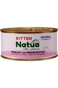 Natua Kitten Natural Jelly - Pollo con Prosciutto - Cibo umido per gattini - 85 gr