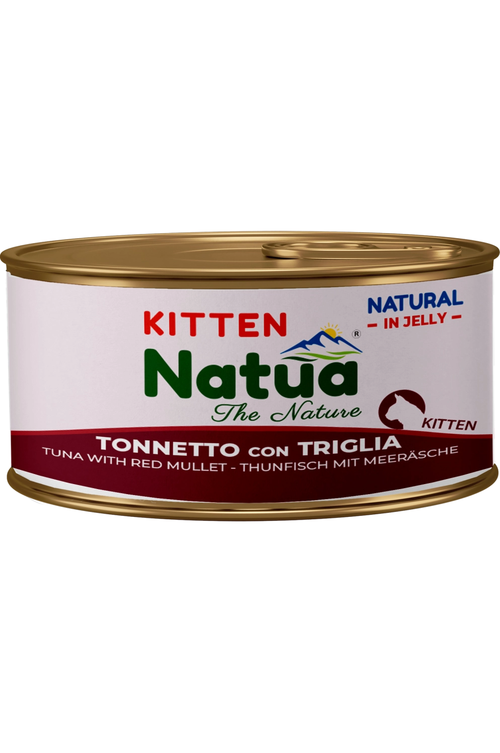 Natua Kitten Natural Jelly - Tonnetto con Triglia - Cibo umido per gattini - 85 gr