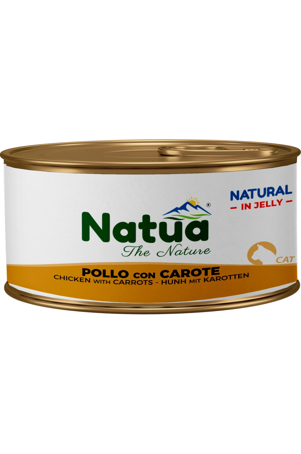Natua Natural Jelly - Pollo con Carote - Cibo umido per gatto adulto - 85 gr