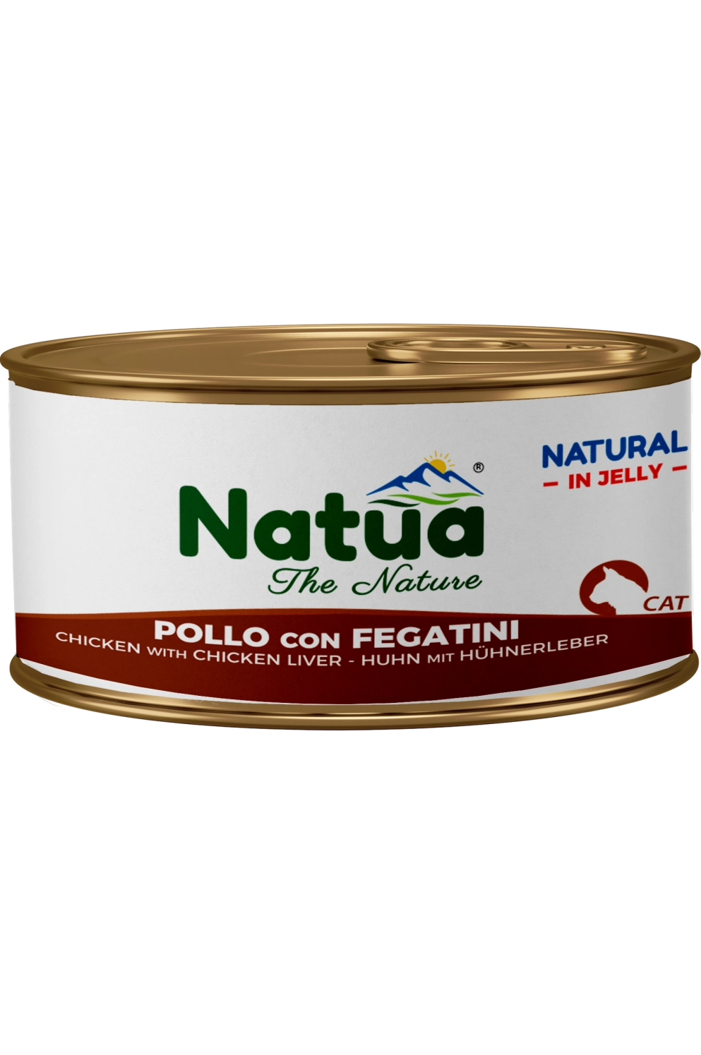 Natua Natural Jelly - Pollo con Fegatini - Cibo umido per gatto adulto - 85 gr