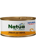 Natua Natural in Brodo - Pollo con Uova - Cibo umido per gatto adulto - 85 gr