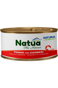 Natua Natural in Brodo - Tonno con Gamberi - Cibo umido per gatto adulto