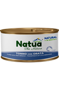 Natua Natural in Brodo - Tonno con Orata - Cibo umido per gatto adulto - 85 gr