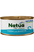 Natua Natural in Brodo - Tonno con Alicette - Cibo umido per gatto adulto - 85 gr