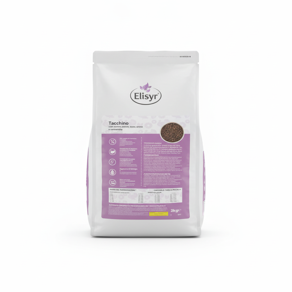 Elisyr - Puppy Grain free mini Tacchino con anatra patate dolci aneto e camomilla