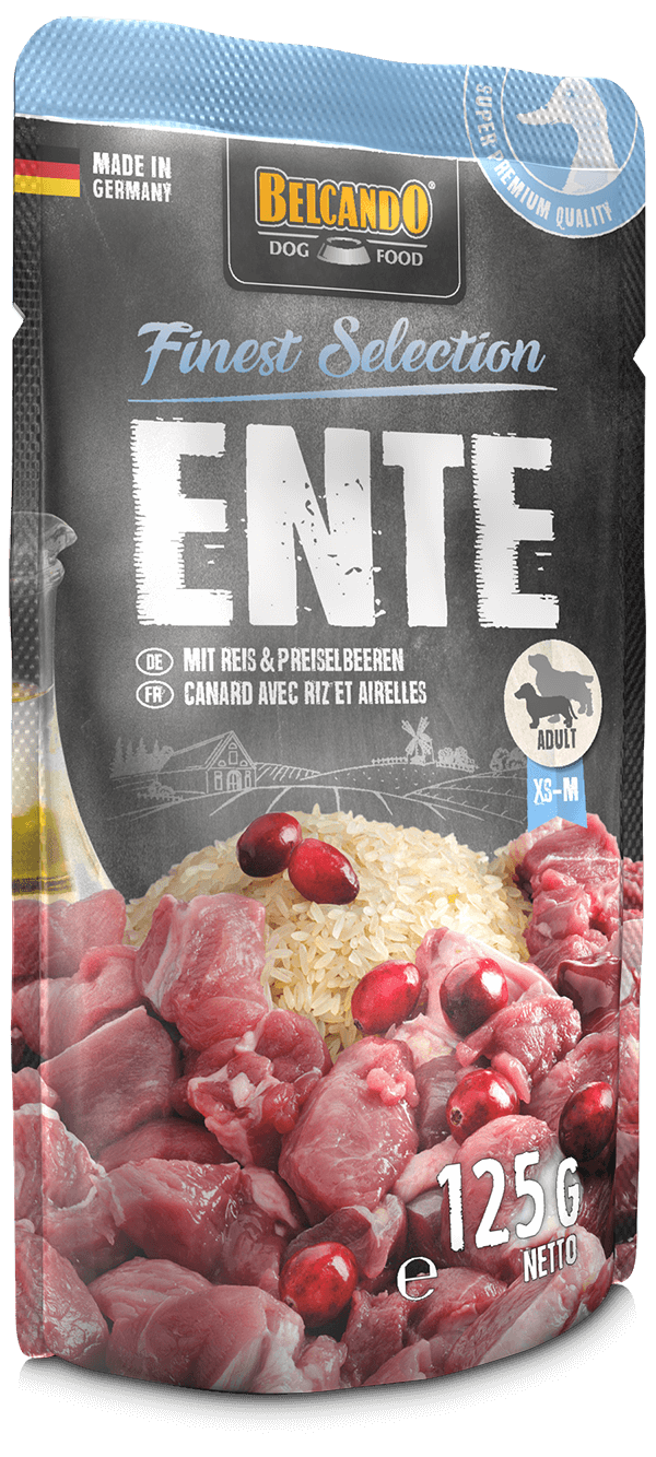 Belcando Anatra con riso e mirtilli rossi - 125 gr