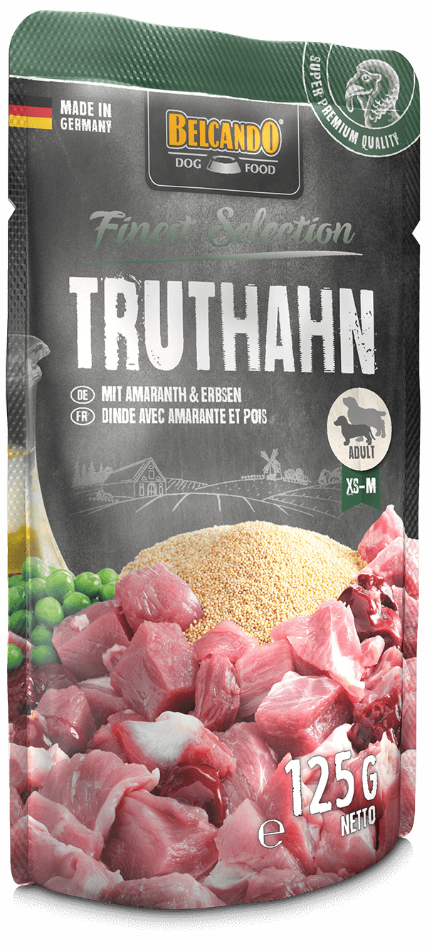Belcando Tacchino con amaranto e piselli - 125 gr