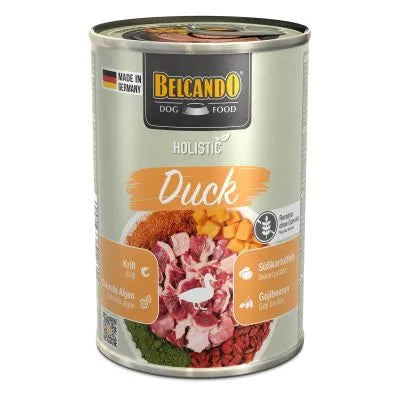Belcando Holistic Duck - Alimento umido per cani adulti all'Anatra con superfood - Grain Free - 400 g