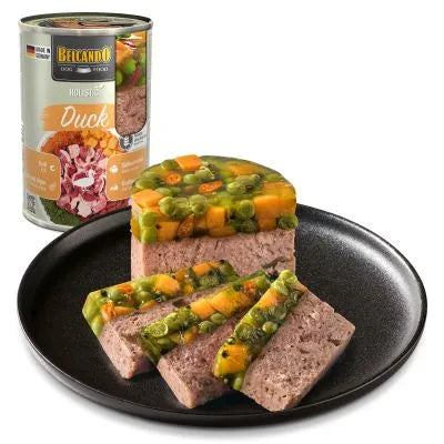 Belcando Holistic Duck - Alimento umido per cani adulti all'Anatra con superfood - Grain Free - 400 g