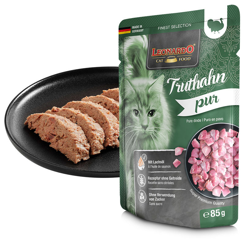 LEONARDO Pura carne di tacchino Ricco di tacchino magro Una sola fonte proteica - 85 gr