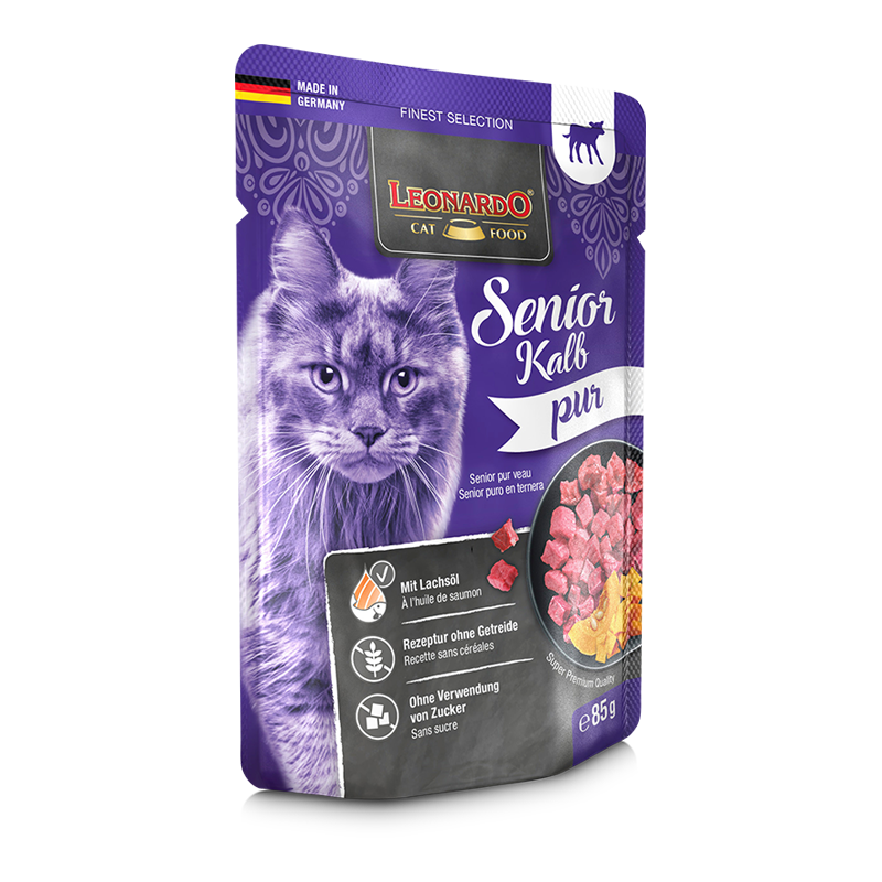 LEONARDO Senior veal pure Ricco di carne magra di vitello Una sola fonte proteica - 85 gr