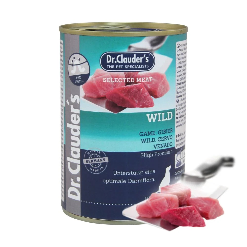 Dr. Clauder's Selected Meat - Cervo - Cibo umido per cani adulti