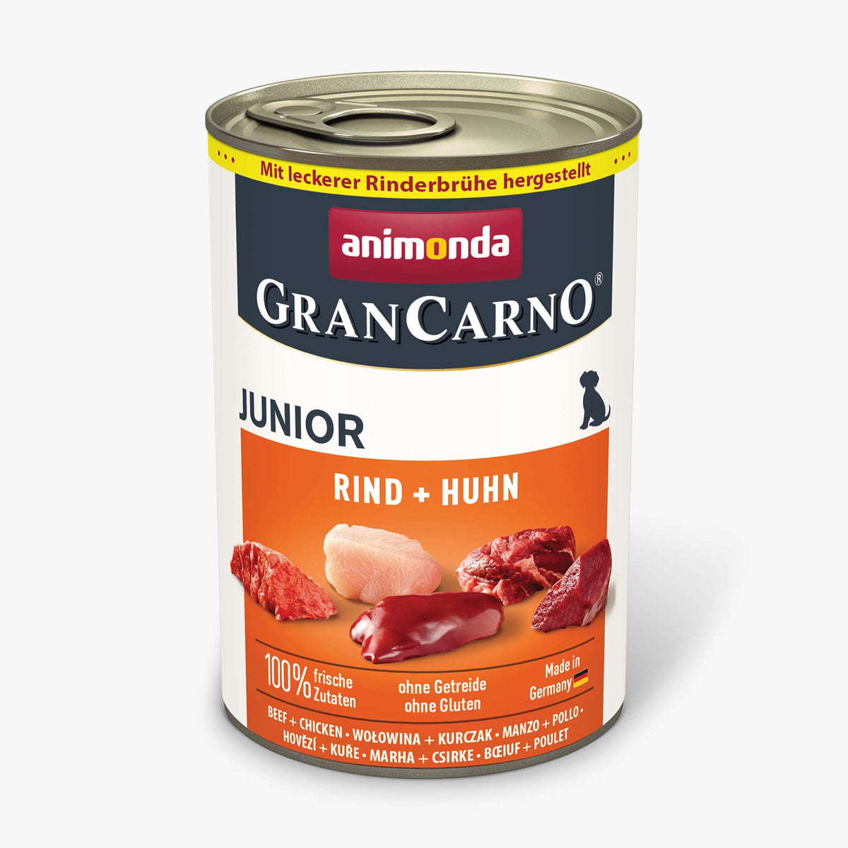 Animonda GranCarno Junior - Manzo e Pollo - Cibo umido per cuccioli - Grain Free