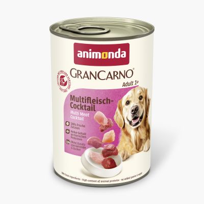 Animonda GranCarno - Mix di Carne Cocktail - Cibo umido per cani adulti - Grain Free