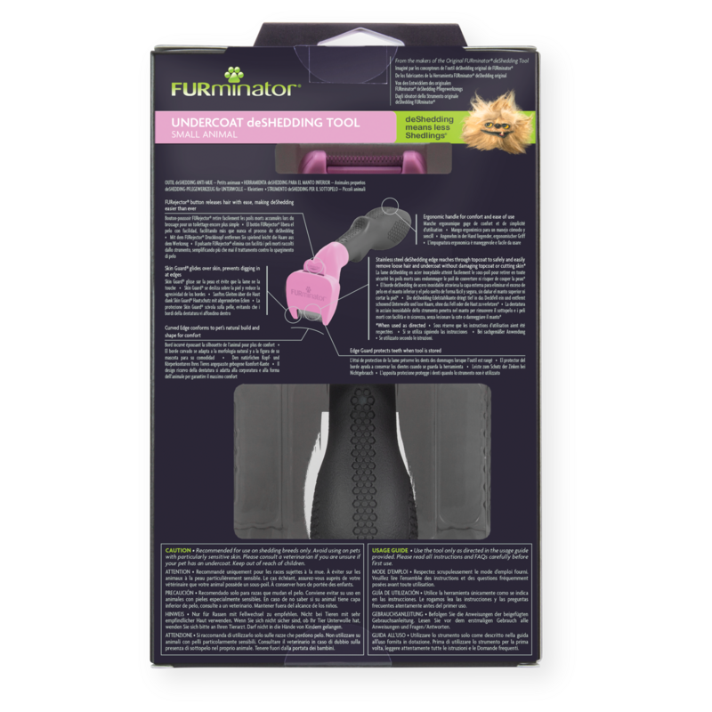 FURminator Spazzola Conigli e piccoli animali  - Undercoat Deshedding Tool