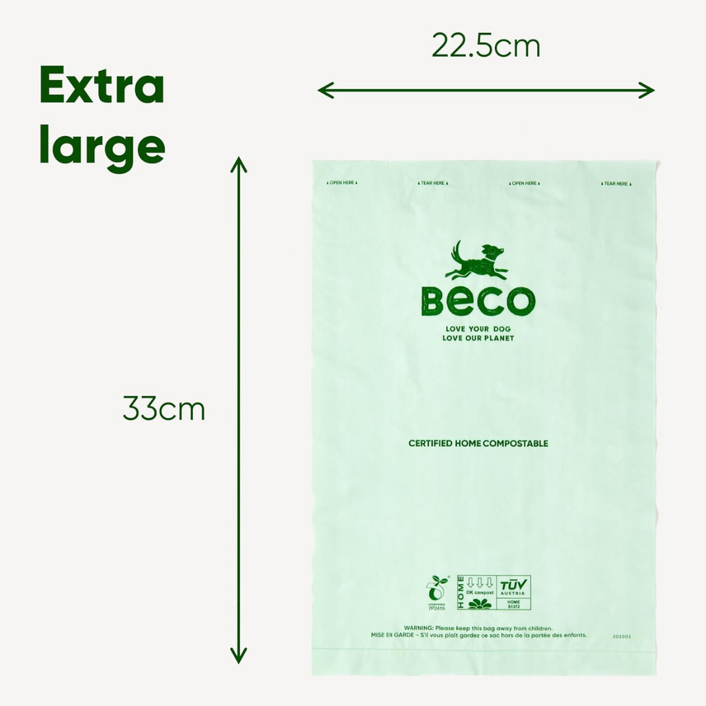 60 Sacchetti Igienici Compostabili - Beco Poop Bags
