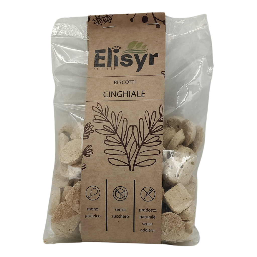 Biscotti Monoproteici Cinghiale - 400g - Elisyr