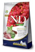 Farmina N&D Digestion Mini - Crocchette Cane Adulto - Taglia Piccola - Agnello, quinoa, finocchio, menta e carciofo