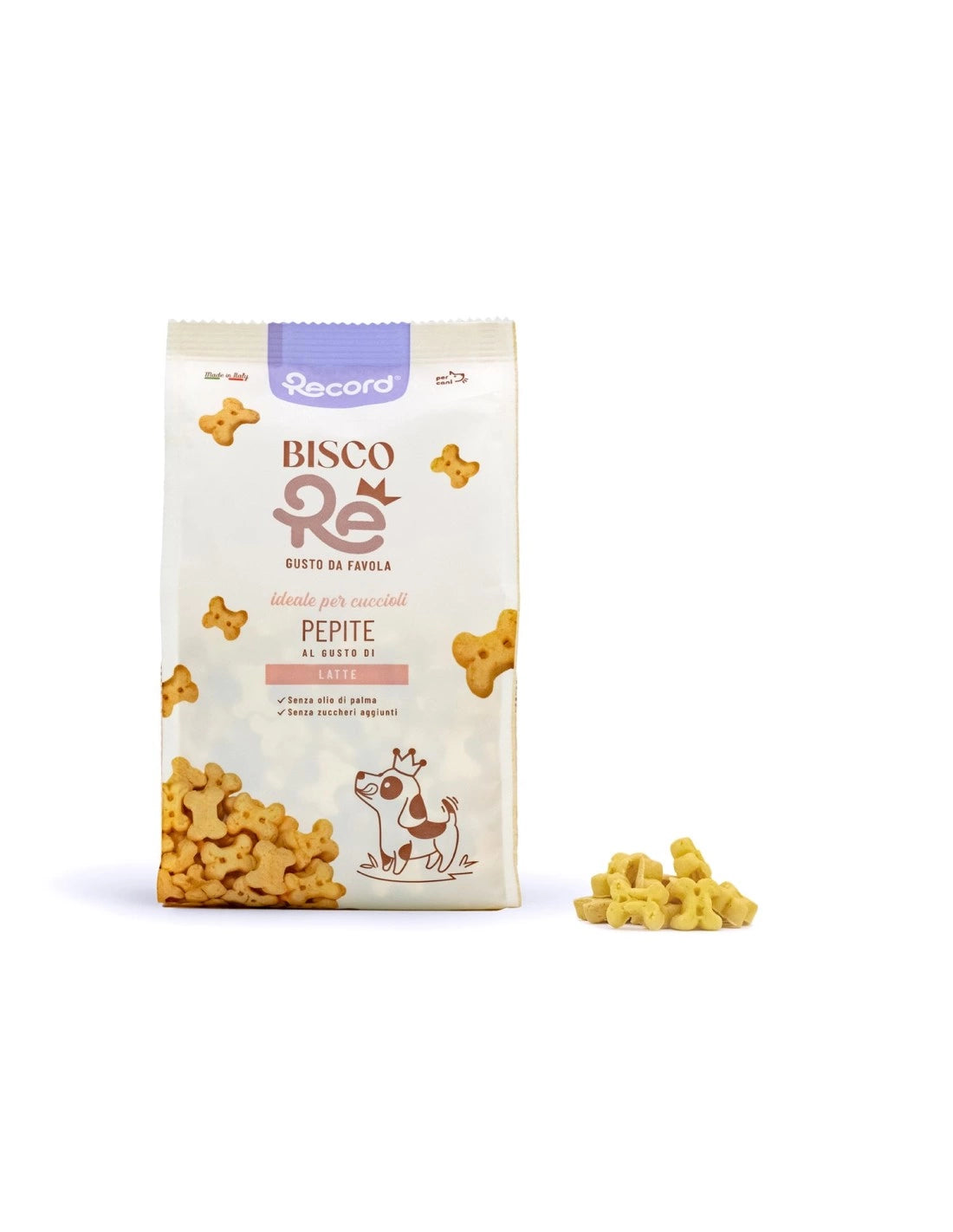 Record BiscoRe - Biscotti per cani Pepite al Latte - 400 gr