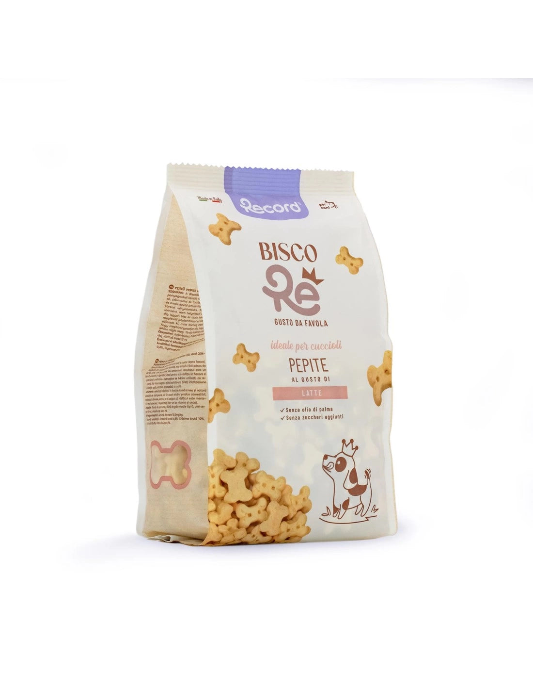 Record BiscoRe - Biscotti per cani Pepite al Latte - 400 gr