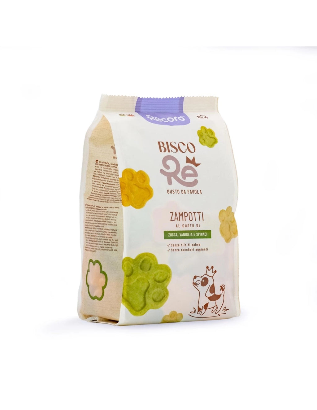 Record BiscoRe - Biscotti per cani Zampotti alla Verdura - 400 gr