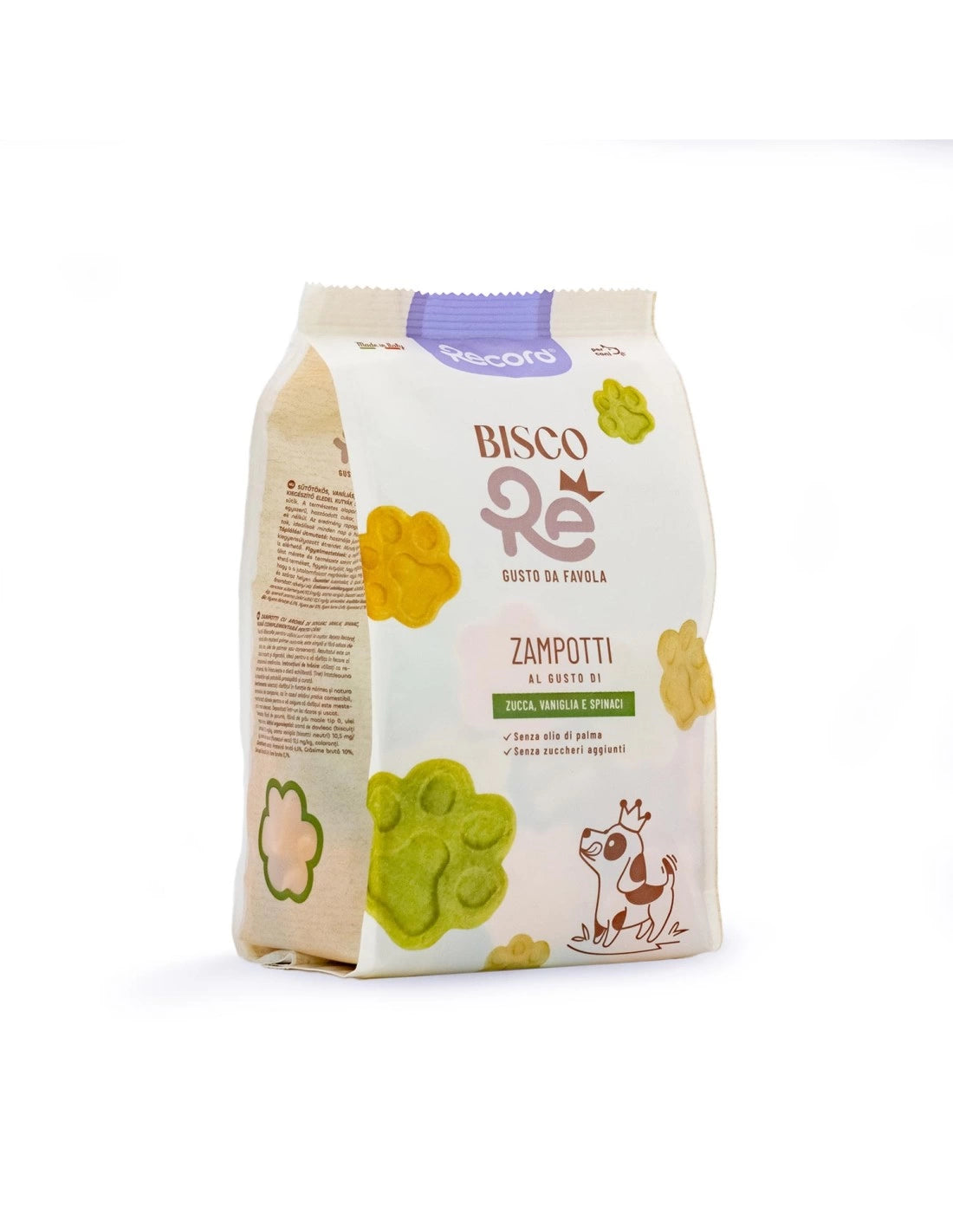 Record BiscoRe - Biscotti per cani Zampotti alla Verdura - 400 gr