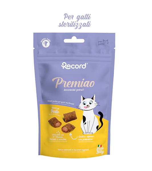 Snack di Mantenimento - Dental Care - Pollo e Pomodoro - Record - 50 gr