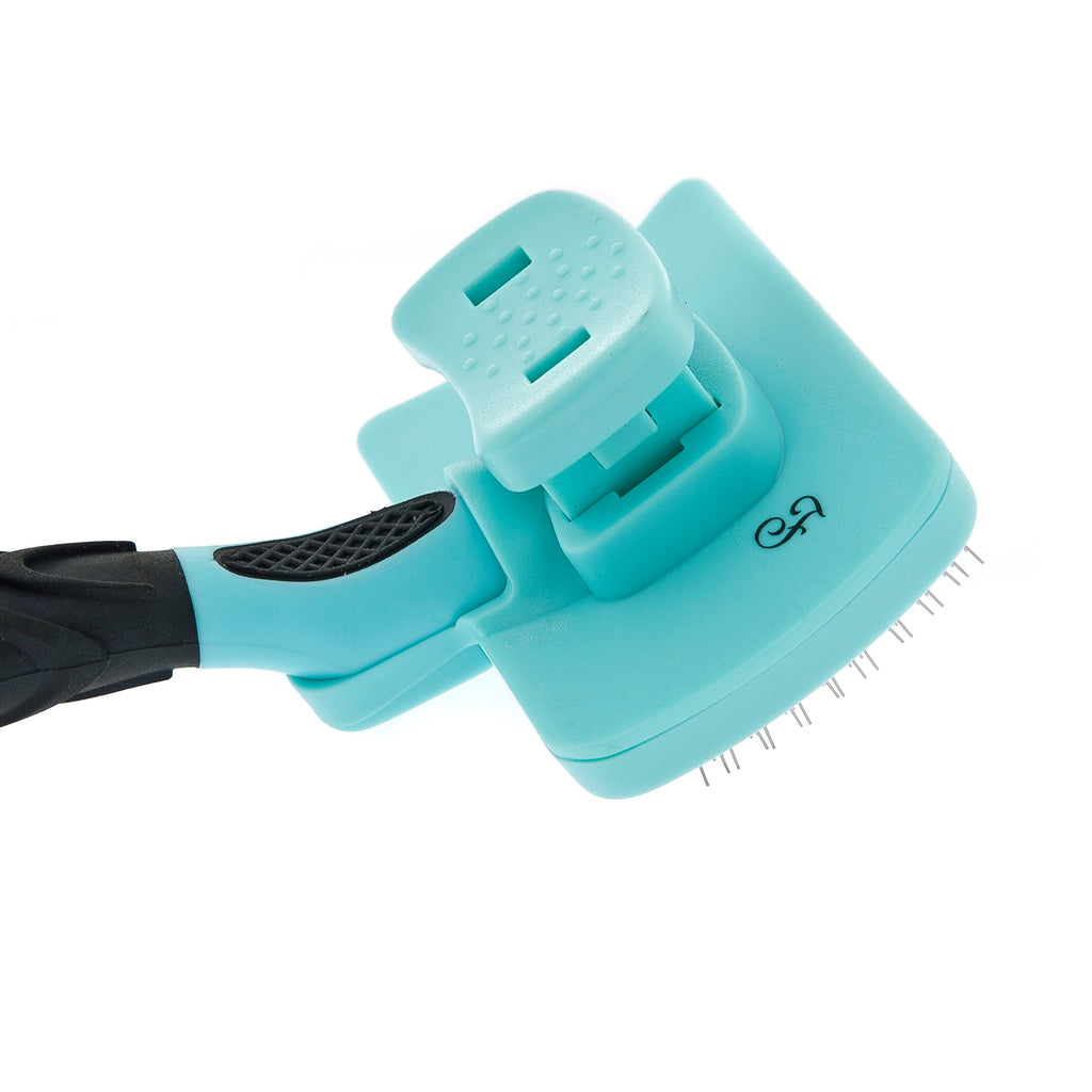 Ferribiella Brush Professional - Spazzola cani e gatti - Autopulente Eco Media