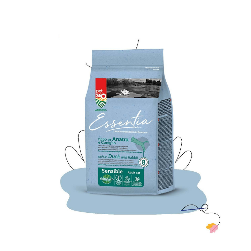 Pet 360 - Sensible Adult cat - Anatra e Coniglio