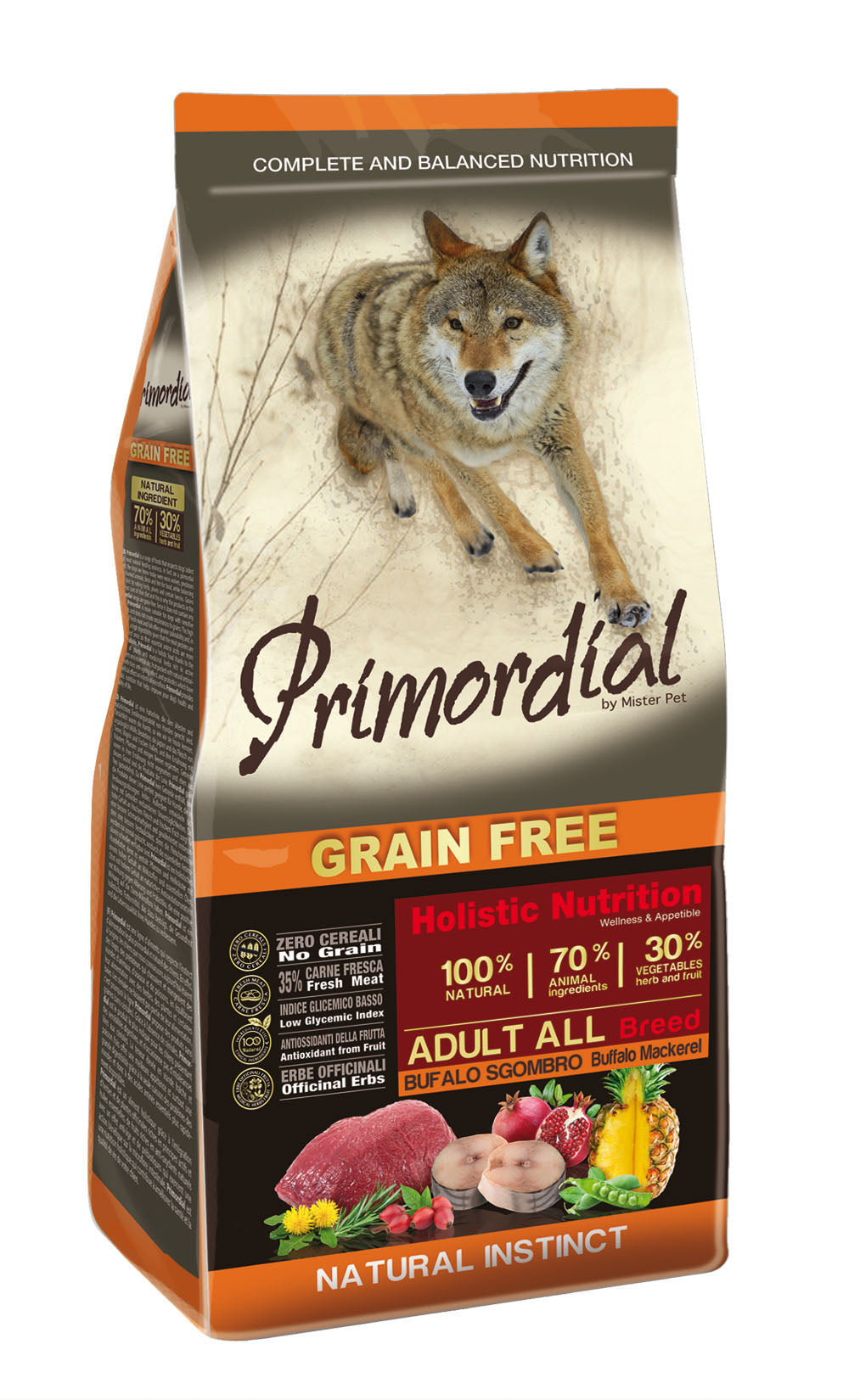 Primordial Dog Adult Bufalo e Sgombro