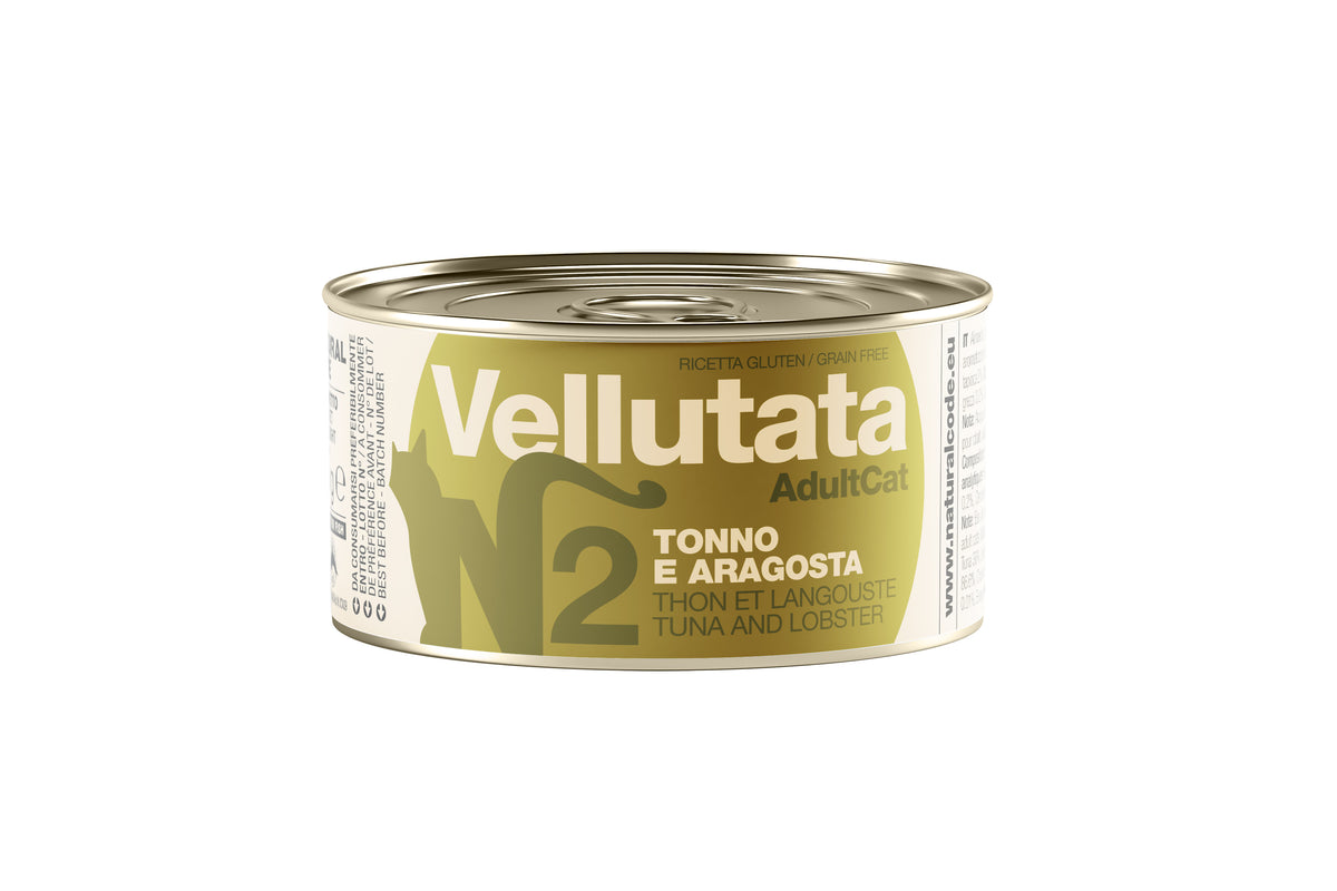 Natural Code - Umido Gatto - Tonno e Aragosta V2 - Vellutata - Lattina 85g