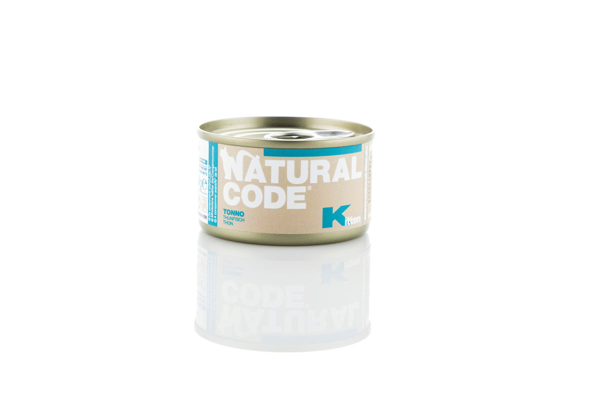Natural Code - Umido Gatto - Kitten Tonno - Lattina 85g