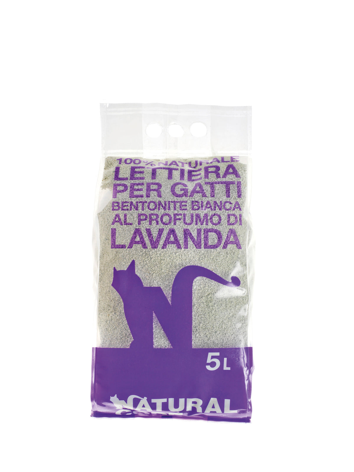 Natural Code - Lettiera Bentonite Agglomerante Lavanda 5L