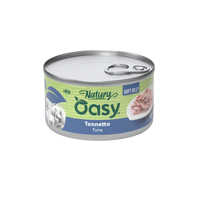 Oasy Natury Soft Jelly - Tonnetto - Alimento complementare in gelatina per gatti adulti
