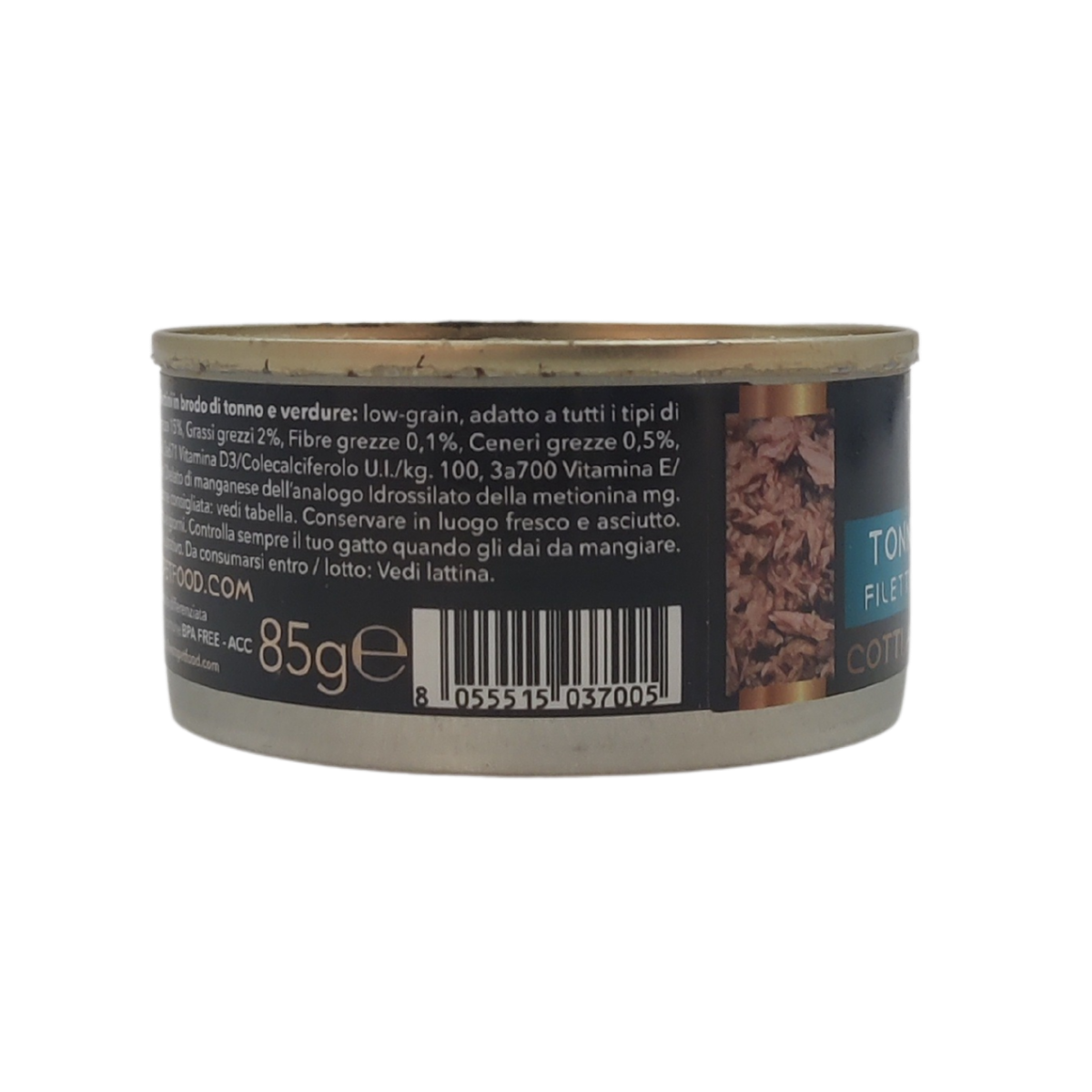 Tonno con verdure - Filettini in brodo natural - Cotti al vapore - 91% Pesce - 85 g
