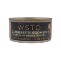 Gamberetti e Sgombro - Filettini in brodo natural - Cotti al vapore - 91% Pesce - 85 g