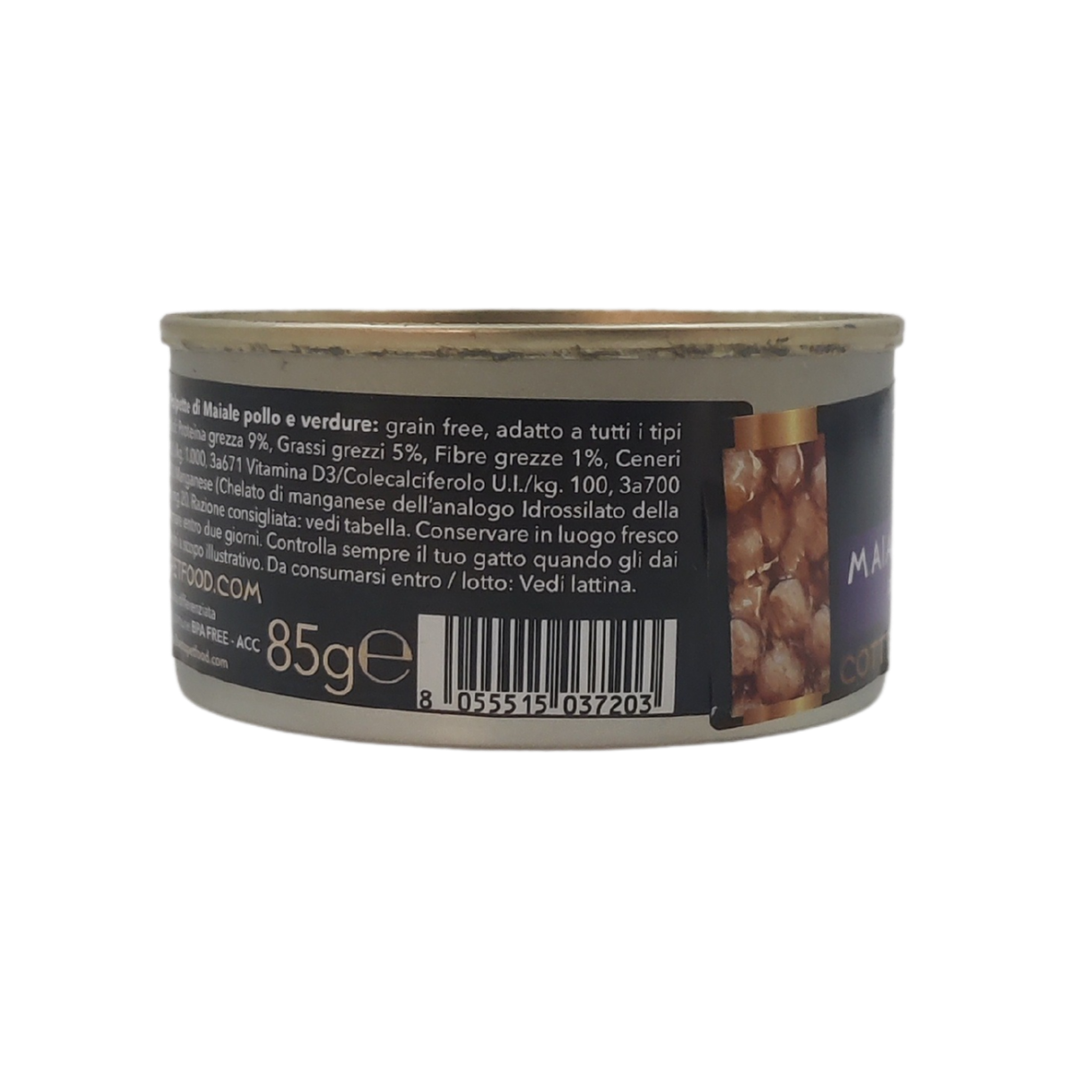 Maiale, Pollo e Verdure - Polpette natural - Cotti al vapore - 80% Carne - 85 g