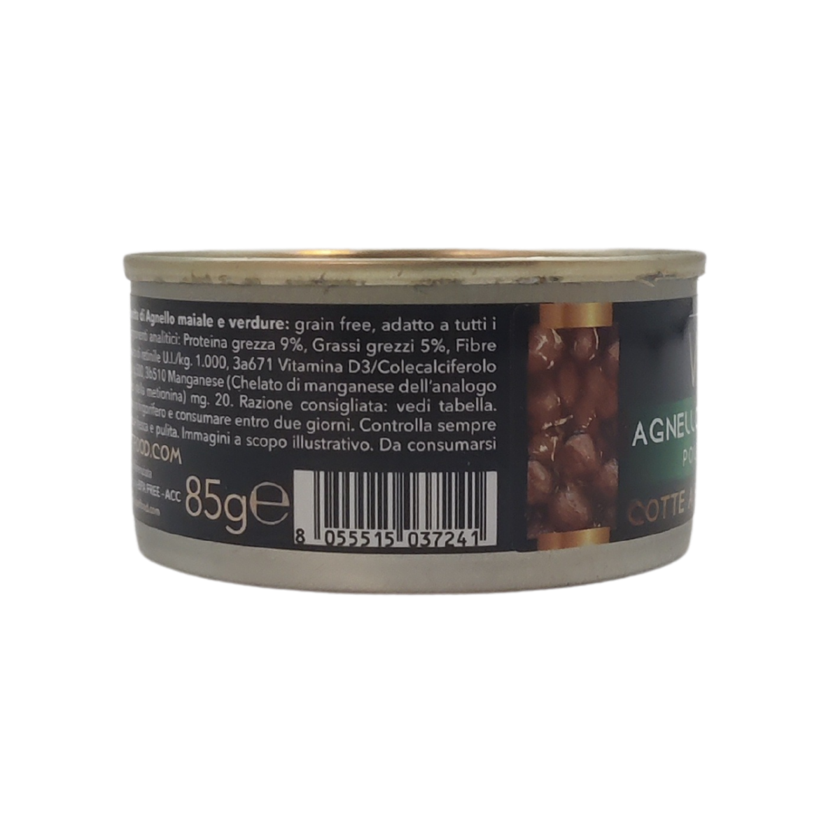 Agnello, Maiale e Verdure - Polpette natural - Cotti al vapore - 80% Carne - 85 g