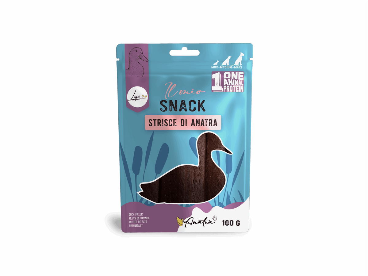 Ligo Nature - Snack Soft Strisce di Anatra - 100gr