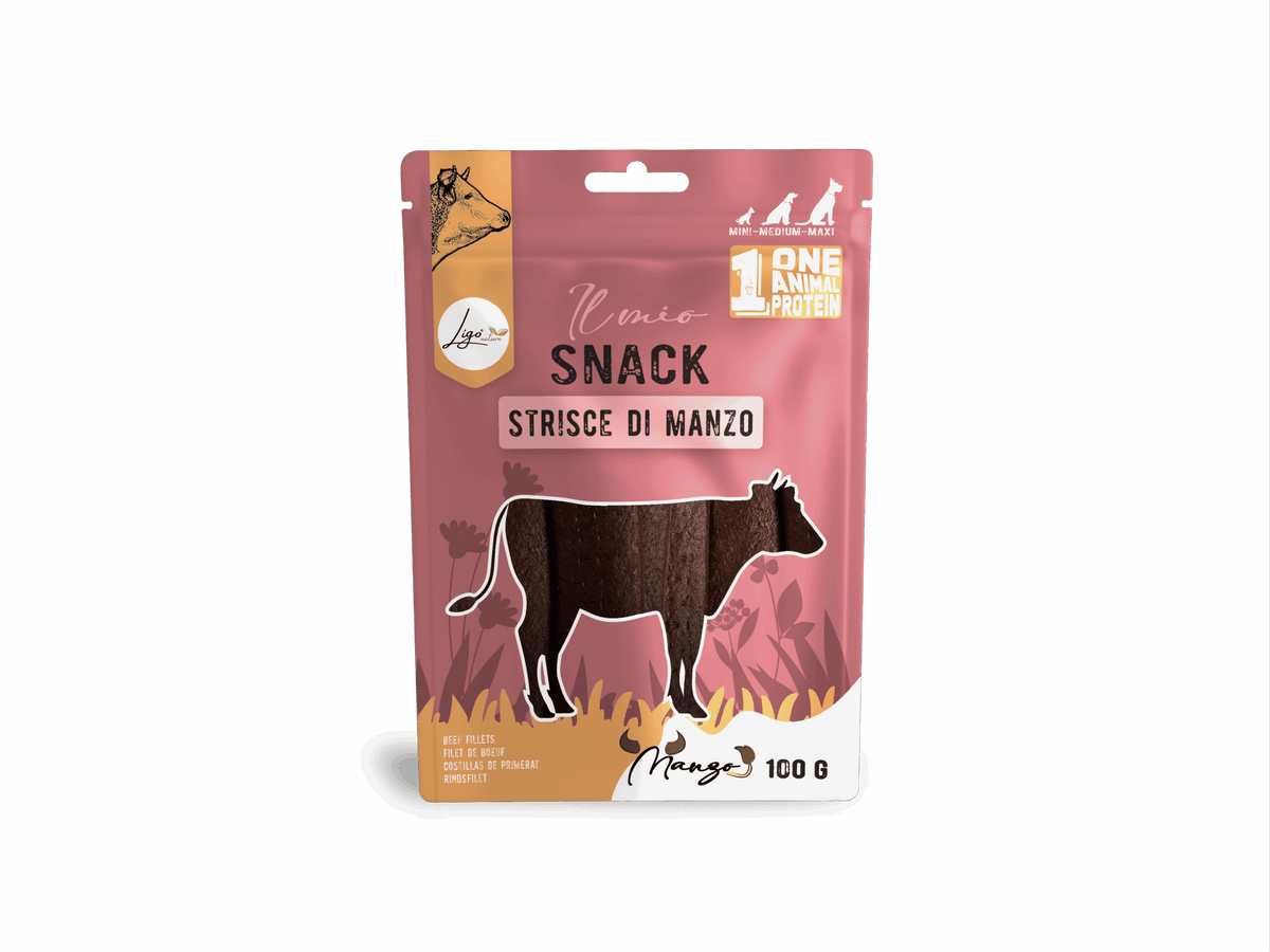 Ligo Nature - Snack Soft Strisce di Manzo - 100gr