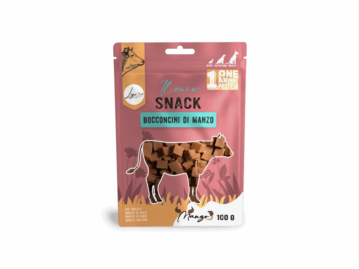 Ligo Nature - Snack Soft Bocconcini di Manzo - 100gr