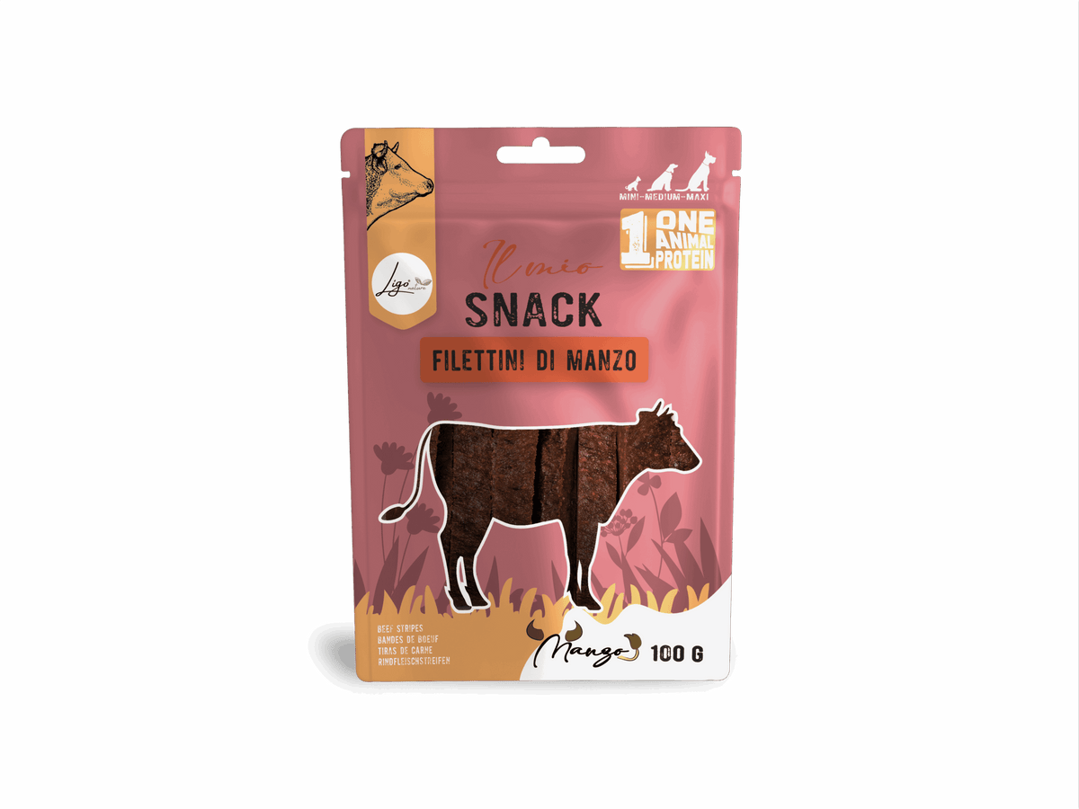 Ligo Nature - Snack Soft Filettini di Manzo - 100gr