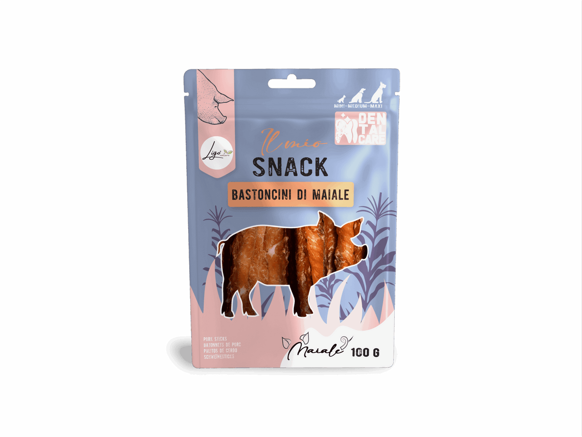 Ligo Nature - Snack Bastoncini di Maiale Dental Care - 100gr