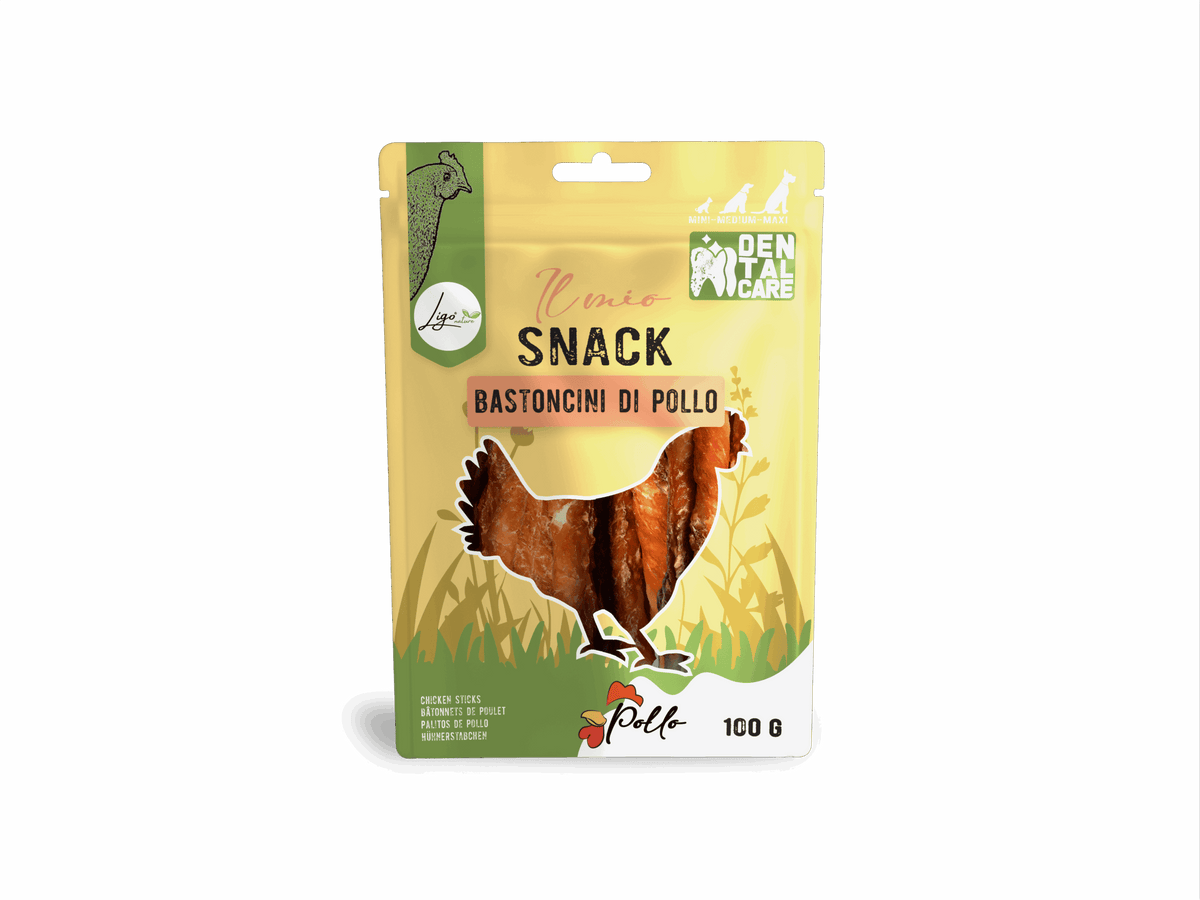 Ligo Nature - Snack Bastoncini di Pollo Dental Care - 100gr