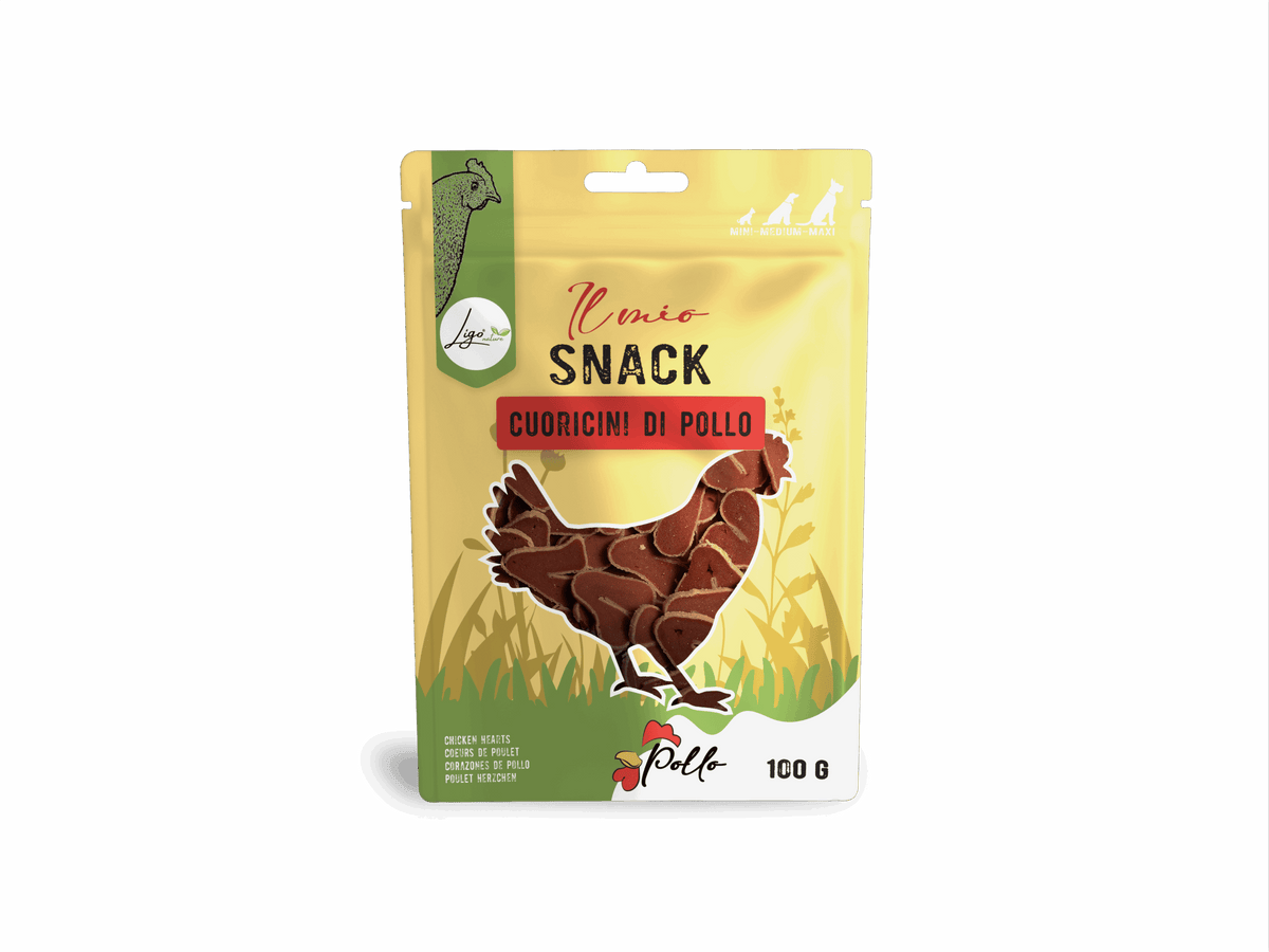 Ligo Nature - Snack Soft Cuoricini di Pollo - 100gr